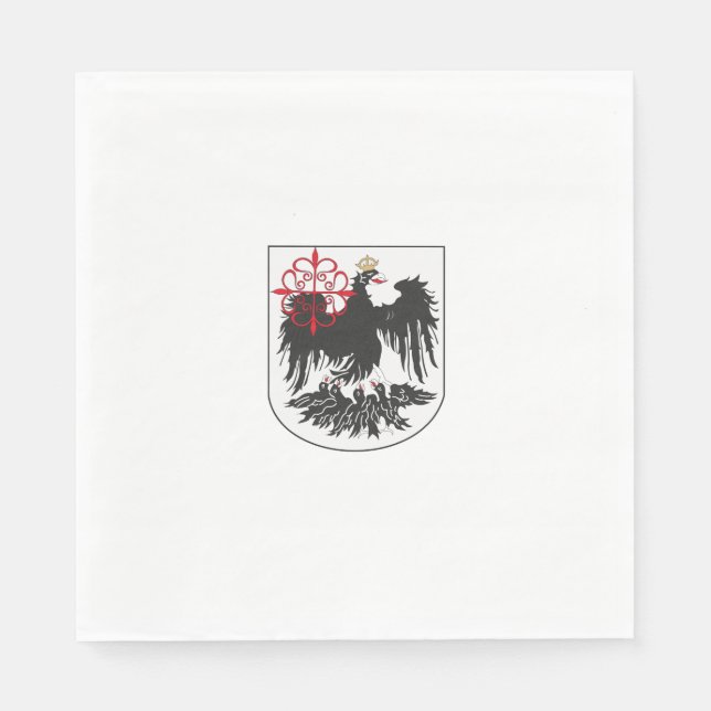 Servilleta De Papel Bandera de Buenos Aires (Argentina) (Anverso)