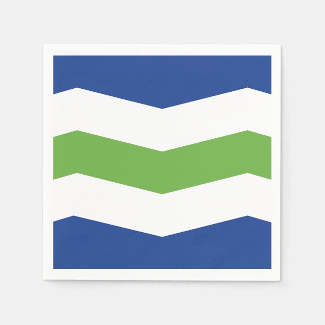Servilleta De Papel Bandera de Burlington, Vermont (Anverso)