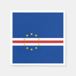 Servilleta De Papel Bandera de Cabo Verde (Cabo Verde)