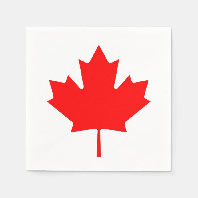 Servilleta De Papel Bandera de Canadá (Anverso)