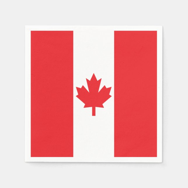 Servilleta De Papel Bandera de Canadá (Anverso)