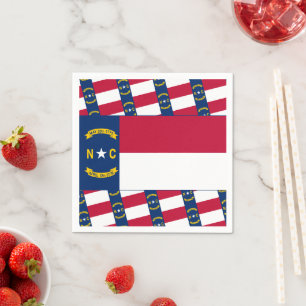 Servilleta De Papel Bandera de Carolina del Norte, Bandera de Carolina
