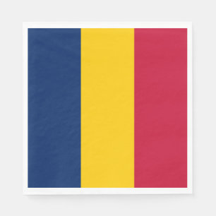 Servilleta De Papel Bandera de Chad (país africano)