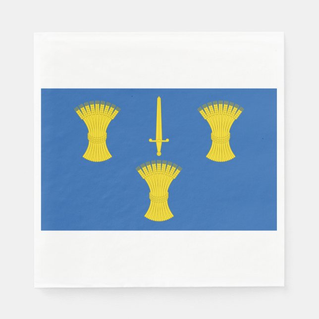 Servilleta De Papel Bandera de Cheshire (condado del Reino Unido) (Anverso)