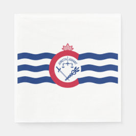 Servilleta De Papel Bandera de Cincinnati (Ohio)