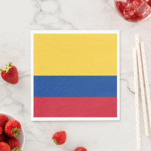 Servilleta De Papel Bandera de Colombia