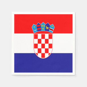 Servilleta De Papel Bandera de Croacia