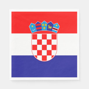 Servilleta De Papel Bandera de Croacia