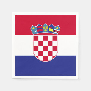 Servilleta De Papel Bandera de Croacia