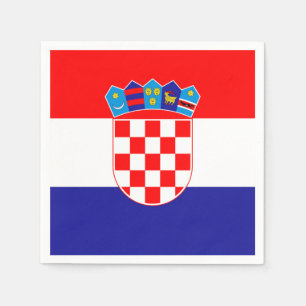 Servilleta De Papel Bandera de Croacia