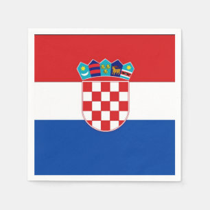 Servilleta De Papel Bandera de Croacia