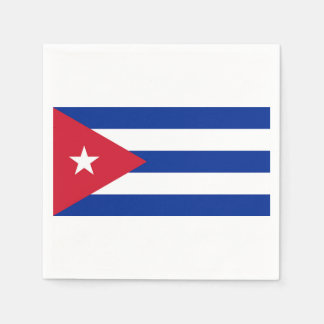 Servilleta De Papel Bandera de Cuba