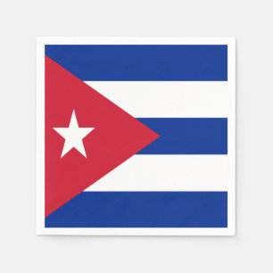 Servilleta De Papel Bandera de Cuba