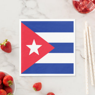 Servilleta De Papel Bandera de Cuba