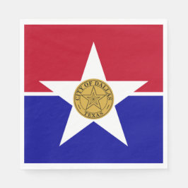 Servilleta De Papel Bandera de Dallas (Texas)