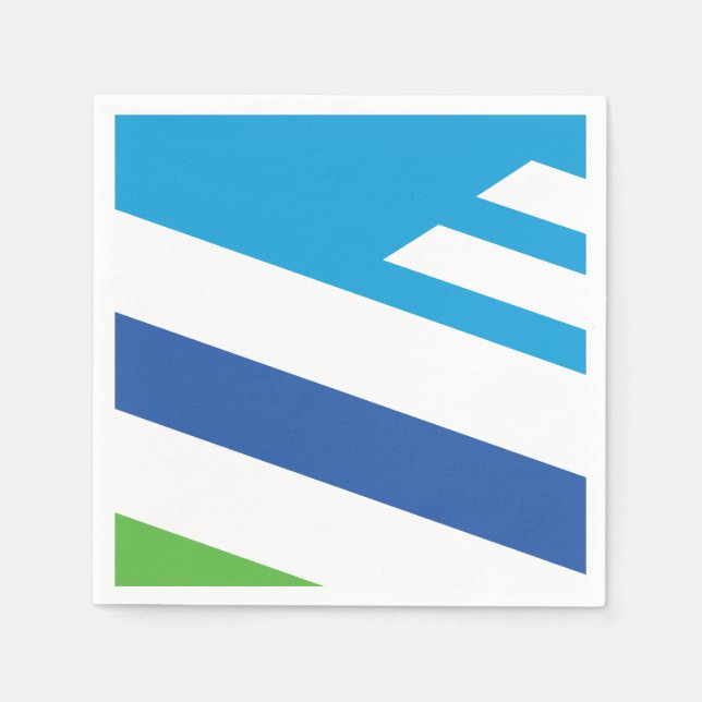 Servilleta De Papel Bandera de Dayton, Ohio (Anverso)