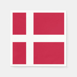 Servilleta De Papel Bandera de Dinamarca