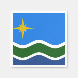 Servilleta De Papel Bandera de Duluth, Minnesota