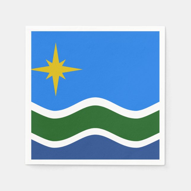 Servilleta De Papel Bandera de Duluth, Minnesota (Anverso)