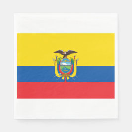 Servilleta De Papel Bandera de Ecuador
