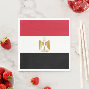 Servilleta De Papel Bandera de Egipto