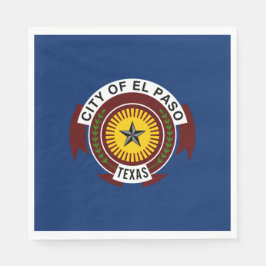 Servilleta De Papel Bandera de El Paso (Texas)