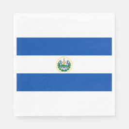 Servilleta De Papel Bandera de El Salvador