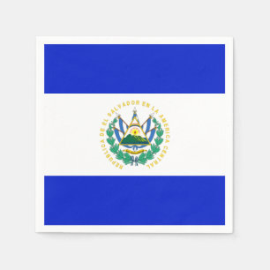 Servilleta De Papel Bandera de El Salvador