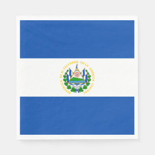 Servilleta De Papel Bandera de El Salvador