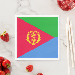 Servilleta De Papel Bandera de Eritrea