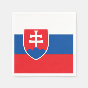 Servilleta De Papel Bandera de Eslovaquia