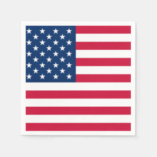 Servilleta De Papel Bandera de Estados Unidos - Estados Unidos de Amé