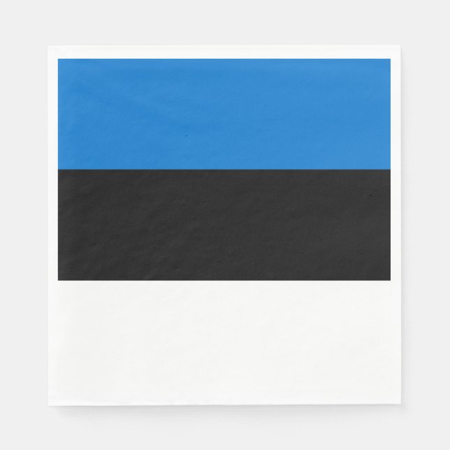Servilleta De Papel Bandera de Estonia (Anverso)