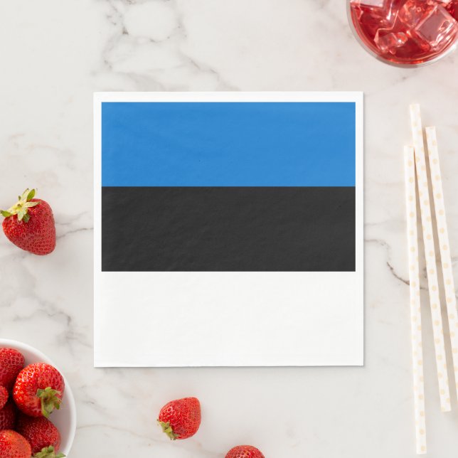 Servilleta De Papel Bandera de Estonia (In situ)