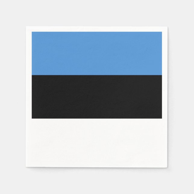 Servilleta De Papel Bandera de Estonia (Anverso)