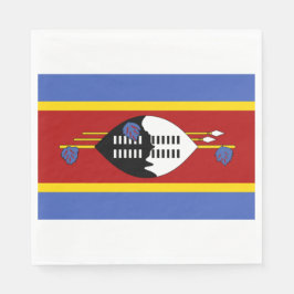 Servilleta De Papel Bandera de Eswatini (Swazilandia)