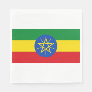 Servilleta De Papel Bandera de Etiopía