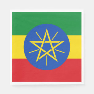 Servilleta De Papel Bandera de Etiopía