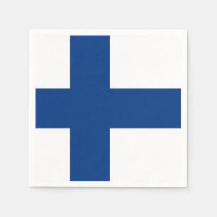 Servilleta De Papel Bandera de Finlandia