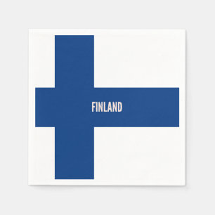 Servilleta De Papel Bandera de Finlandia