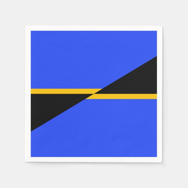Servilleta De Papel Bandera de Folsom, California (Anverso)
