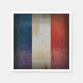 Servilleta De Papel Bandera de Francia en problemas