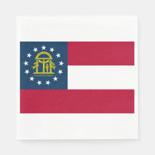 Servilleta De Papel Bandera de Georgia (estado de EE. UU.)