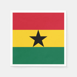 Servilleta De Papel Bandera de Ghana