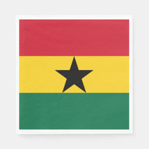 Servilleta De Papel Bandera de Ghana