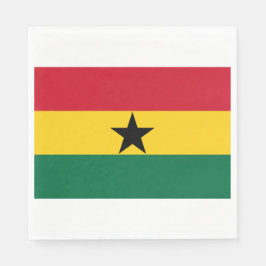 Servilleta De Papel Bandera de Ghana