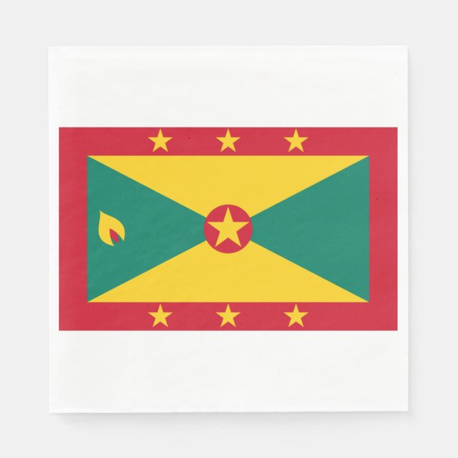 Servilleta De Papel Bandera de Granada (Anverso)
