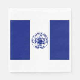 Servilleta De Papel Bandera de Grand Rapids (Michigan City)