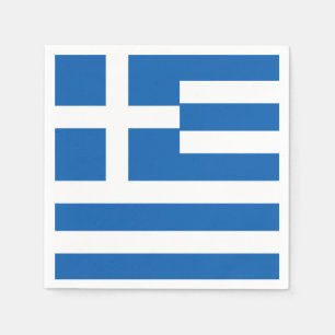 Servilleta De Papel Bandera de Grecia