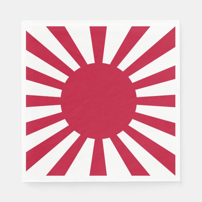 Servilleta De Papel Bandera de guerra imperial de Japón (Anverso)